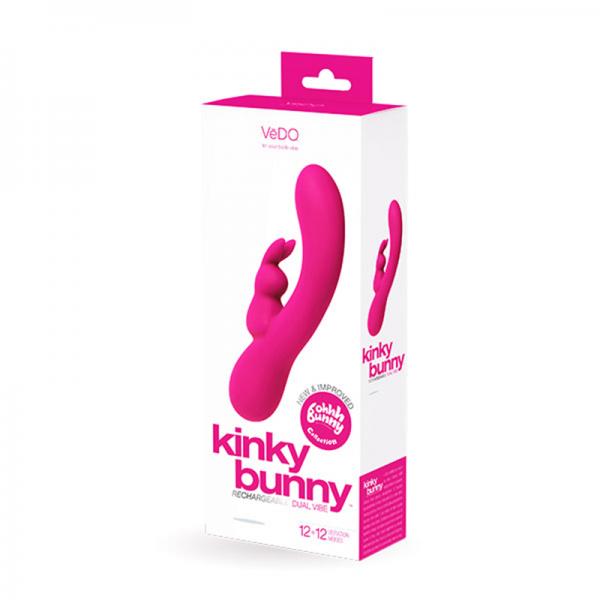 Kinky Bunny Plus Rechargeable Pink Rabbit Vibrator