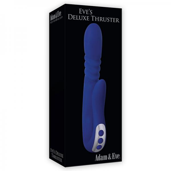 Eve's Deluxe Thruster Blue Rabbit Style Vibrator