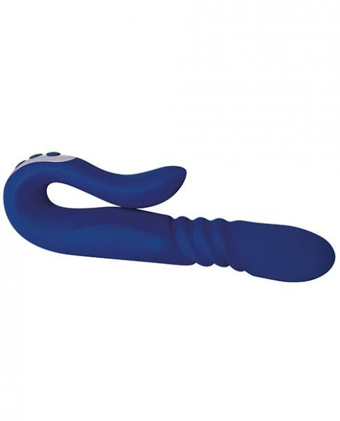 Eve's Deluxe Thruster Blue Rabbit Style Vibrator